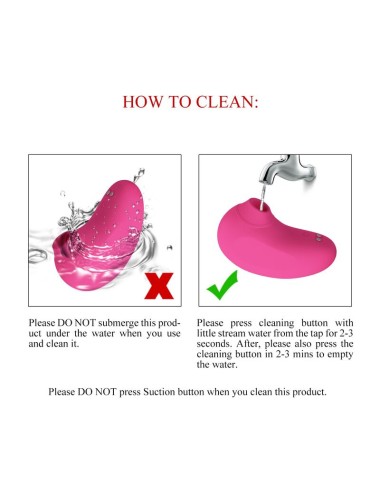 PRETTY LOVE - ARILA RECHARGEABLE CLITORAL SUCTION STIMULATOR WITH VIBRATION PINK
