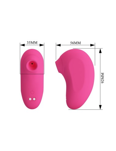 PRETTY LOVE - ARILA RECHARGEABLE CLITORAL SUCTION STIMULATOR WITH VIBRATION PINK