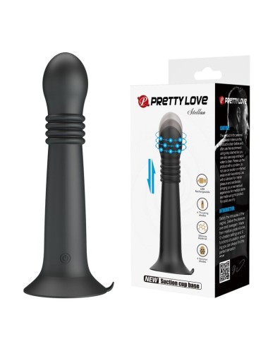 PRETTY LOVE - STELLA USB RECHARGEABLE ROTATING AND THRUSTING MASSAGER