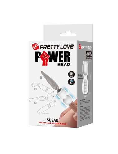 PRETTY LOVE - SUSAN POWER HEAD WAND MASSAGER ATTACHMENT Ø 6.5 CM