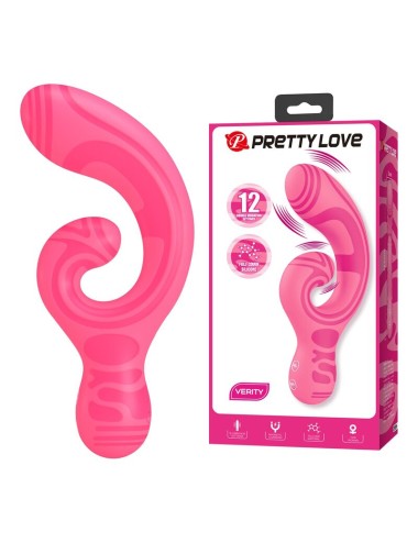 PRETTY LOVE - VERITY USB RECHARGEABLE DOUBLE-ENDED MASSAGER