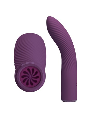 PRETTY LOVE - KISSELL RECHARGEABLE VIBRATOR 10 FUNCTIONS PURPLE