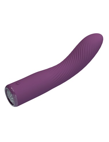 PRETTY LOVE - KISSELL RECHARGEABLE VIBRATOR 10 FUNCTIONS PURPLE