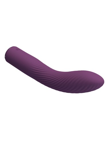 PRETTY LOVE - KISSELL RECHARGEABLE VIBRATOR 10 FUNCTIONS PURPLE