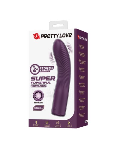 PRETTY LOVE - KISSELL RECHARGEABLE VIBRATOR 10 FUNCTIONS PURPLE