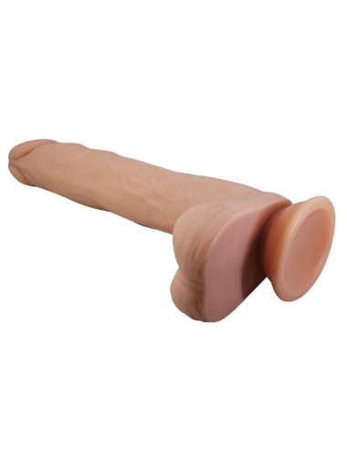 PRETTY LOVE - NOLAN THRUSTING & ROTATING VIBRATING DILDO REMOTE CONTROL 24.5 CM Ø 5 CM NATURAL