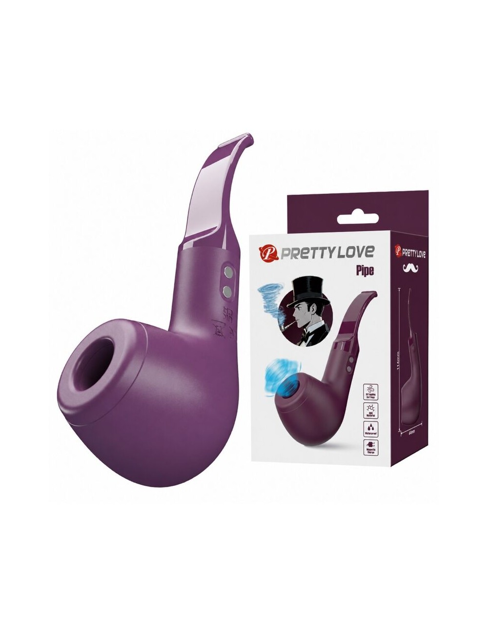 PRETTY LOVE - PIPE STIMULATOR WITH 10 TAPPING SETTINGS PURPLE