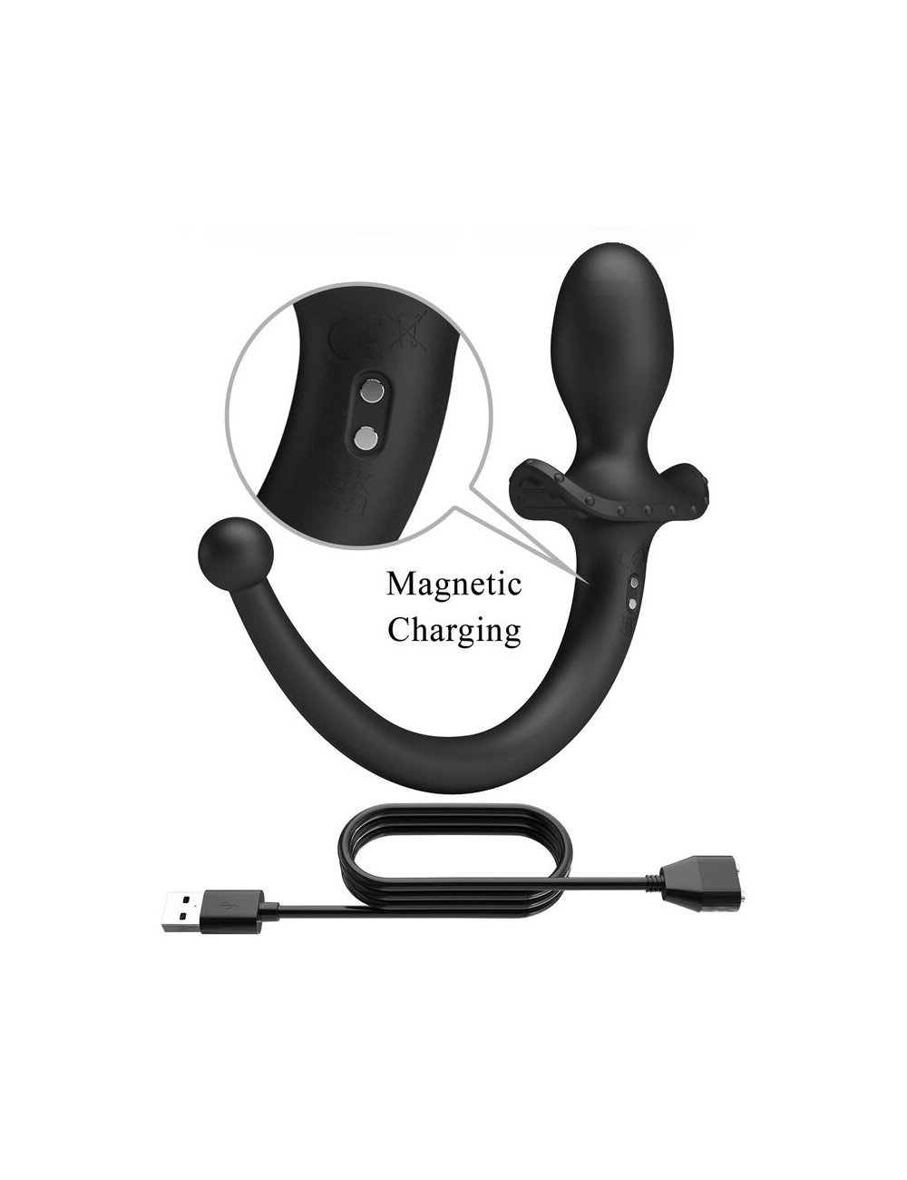 PRETTY LOVE - ANTHONY APP CONTROL ANAL AND PERINEUM VIBRATOR BLACK