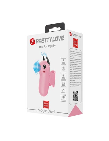 PRETTY LOVE - MAGIC DEVIL RECHARGEABLE FINGER STIMULATOR PINK