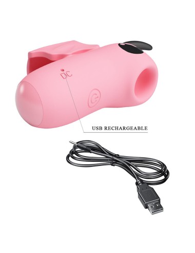 PRETTY LOVE - MAGIC DEVIL RECHARGEABLE FINGER STIMULATOR PINK