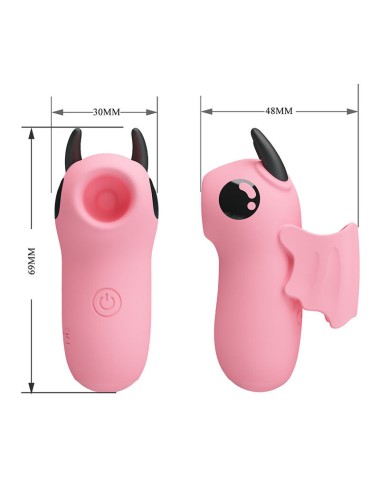 PRETTY LOVE - MAGIC DEVIL RECHARGEABLE FINGER STIMULATOR PINK