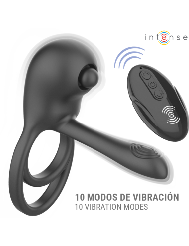 INTENSE - SPIKE REMOTE CONTROL VIBRATING PENIS RING