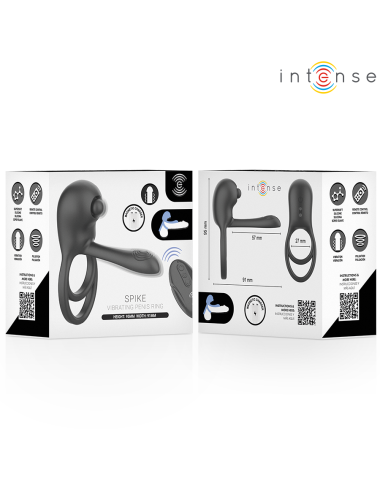 INTENSE - SPIKE REMOTE CONTROL VIBRATING PENIS RING