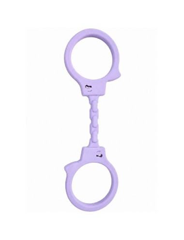 DIABLO PICANTE - SILICONE HANDCUFFS MAUVE