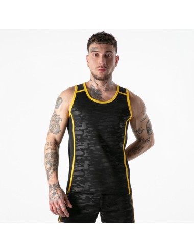 LOCKER GEAR - FULL MILITARY ACCESS TANKTOP YELLOW L