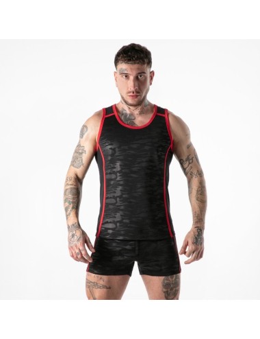 LOCKER GEAR - FULL MILITARY ACCESS TANKTOP RED L