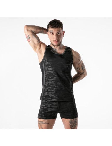 LOCKER GEAR - FULL MILITARY ACCESS TANKTOP BLACK M
