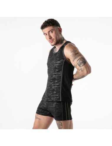 LOCKER GEAR - FULL MILITARY ACCESS TANKTOP BLACK L