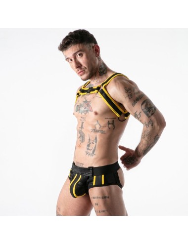LOCKER GEAR - FULL MILITARY ACCESS HARNESS YELLOW L/XL