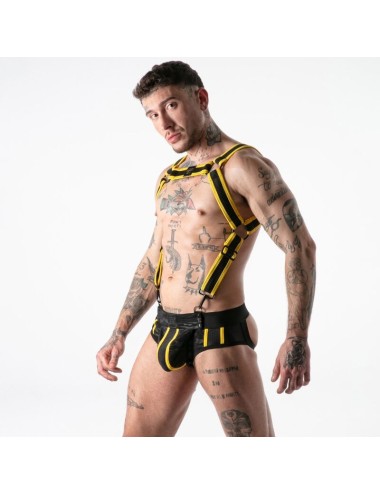 LOCKER GEAR - FULL MILITARY ACCESS HARNESS YELLOW L/XL