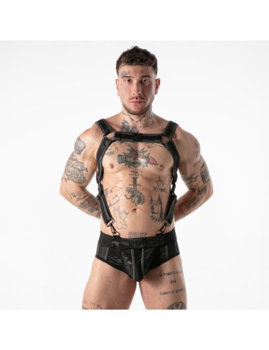 LOCKER GEAR - FULL MILITARY ACCESS HARNESS BLACK S/M