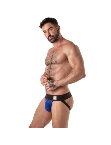 LOCKER GEAR - WIDE WAISTBAND JOCKSTRAP BLUE L
