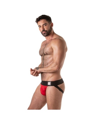 LOCKER GEAR - WIDE WAISTBAND JOCKSTRAP RED S
