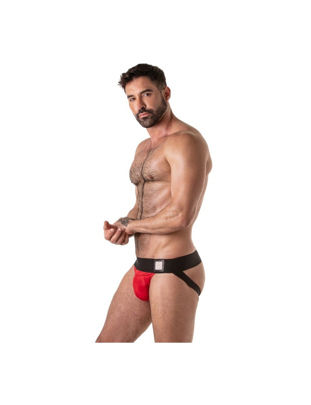 LOCKER GEAR - WIDE WAISTBAND JOCKSTRAP RED M