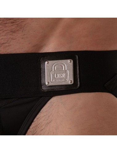 LOCKER GEAR - WIDE WAISTBAND JOCKSTRAP BLACK L