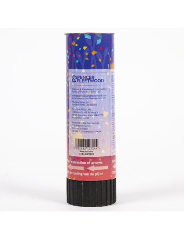 SPENCER & FLEETWOOD - SPERM SHAPED CONFETTI PARTY POPPER 15 CM | 1 UNIT