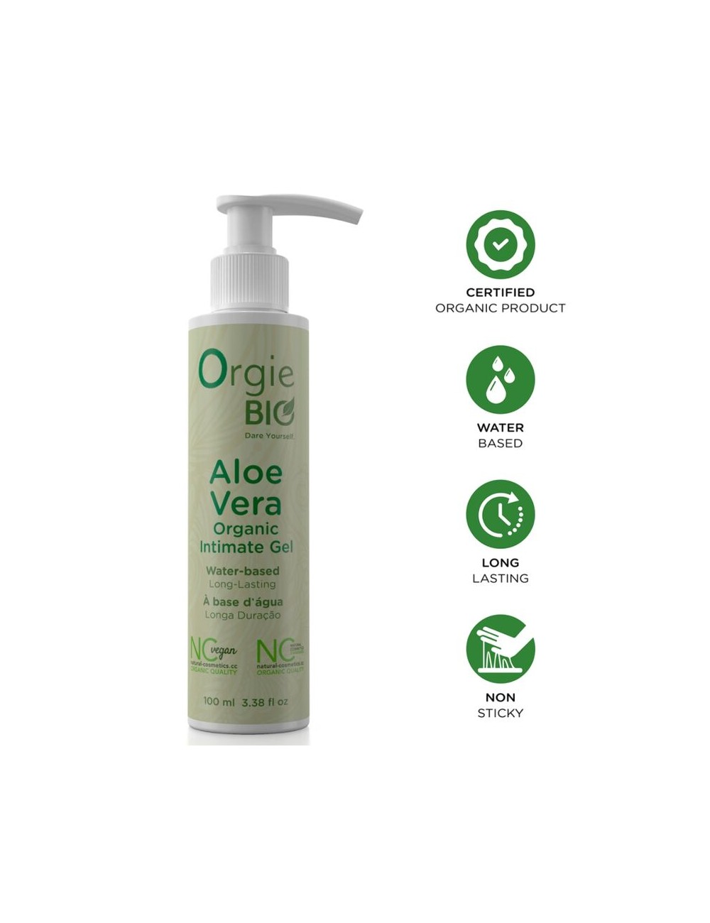 ORGIE - BIO ALOE VERA ORGANIC WATER-BASED INTIMATE GEL 100 ML