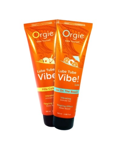 ORGIE - LUBE TUBE VIBE! SEX ON THE BEACH KISSABLE INTIMATE GEL LOW TINGLING 100 ML