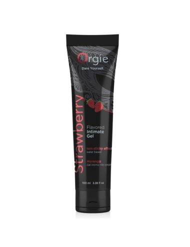 ORGIE - LUBE TUBE STRAWBERRY KISSABLE WATER-BASED INTIMATE GEL 100 ML