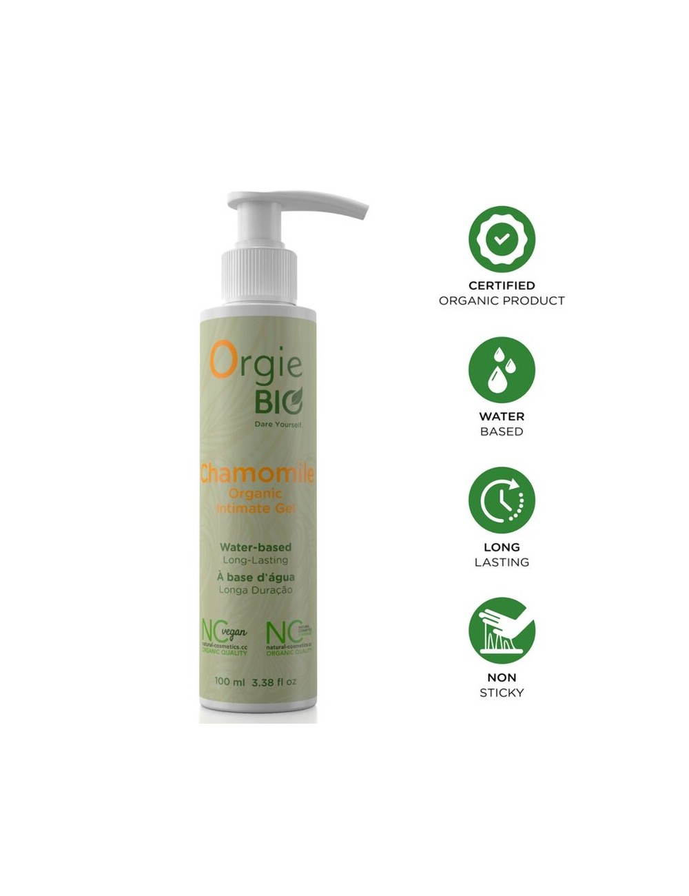 ORGIE - BIO CHAMOMILE ORGANIC WATER-BASED INTIMATE GEL 100 ML