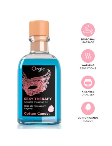 ORGIE - LIPS MASSAGE COTTON CANDY KISSABLE MASSAGE SET 100 ML