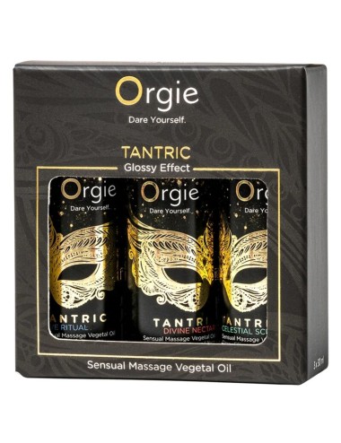 ORGIE - TANTRIC MINI SIZE COLLECTION SENSUAL MASSAGE OILS 3 X 30 ML