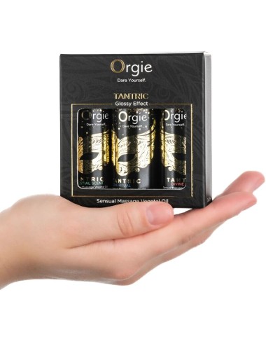 ORGIE - TANTRIC MINI SIZE COLLECTION SENSUAL MASSAGE OILS 3 X 30 ML