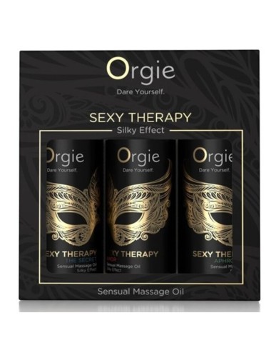 ORGIE - SEXY THERAPY MINI SIZE COLLECTION SENSUAL MASSAGE OILS 3 X 30 ML