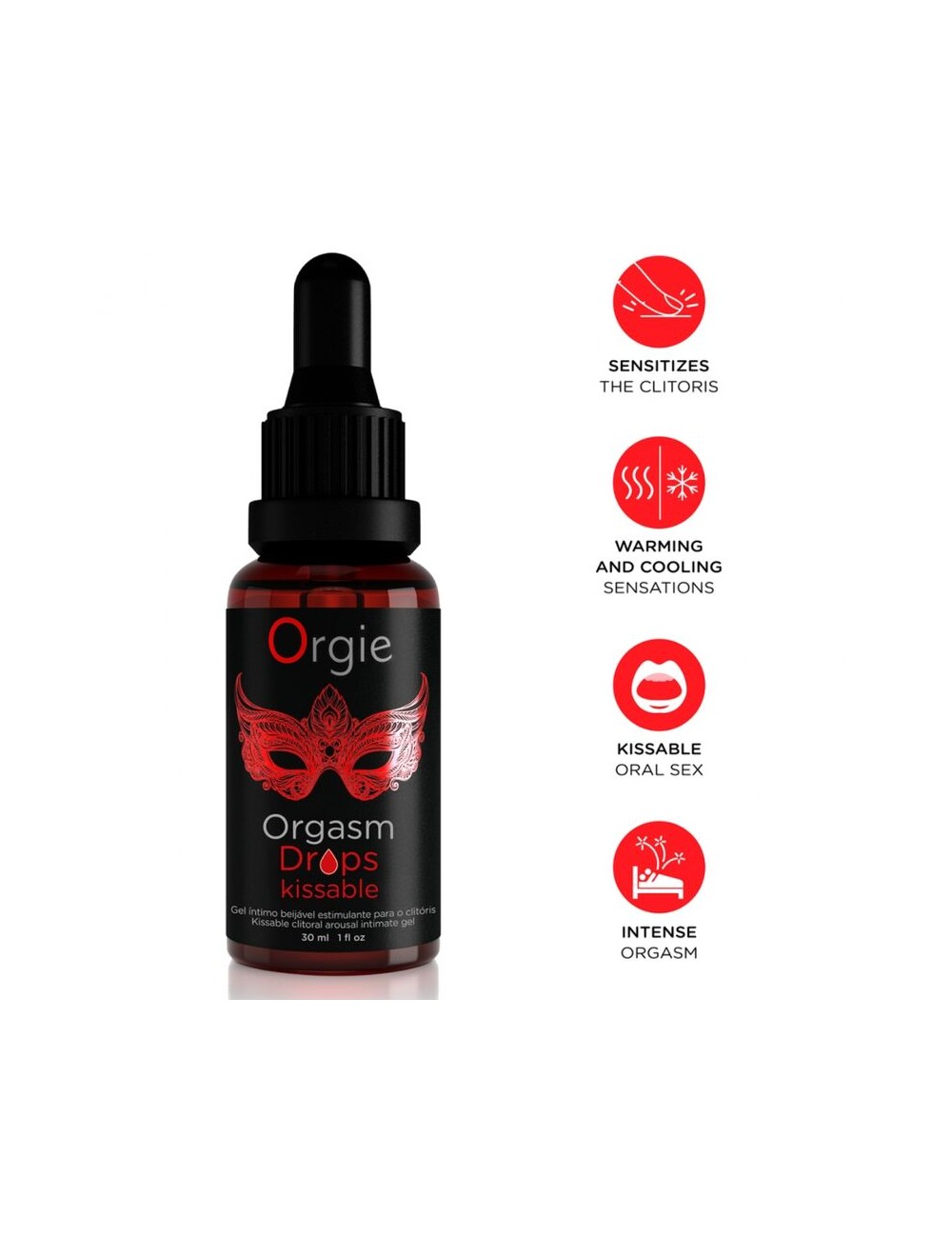 ORGIE - ORGASM DROPS KISSABLE CLITORAL AROUSAL 30 ML