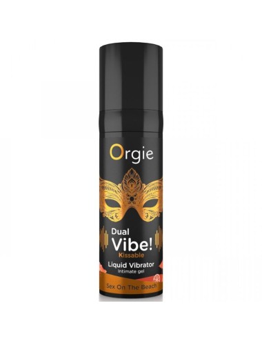 ORGIE - DUAL VIBE! SEX ON THE BEACH KISSABLE LIQUID VIBRATOR 15 ML