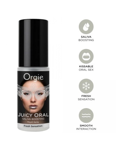 ORGIE - JUICY ORAL SALIVA BOOSTING MOUTH SPRAY MINT 15 ML