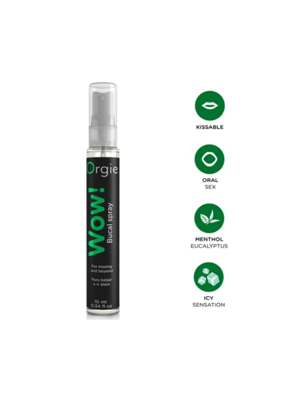 ORGIE - WOW! MENTHOL AND EUCALYPTUS BUCCAL SPRAY 10 ML