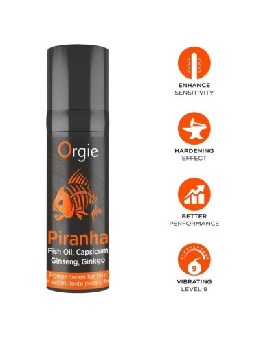 ORGIE - PIRANHA POWER CREAM FOR HIM 15 ML