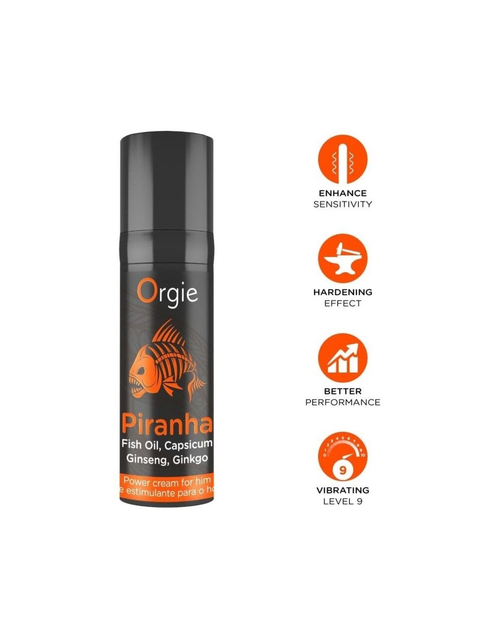 ORGIE - PIRANHA POWER CREAM FOR HIM 15 ML