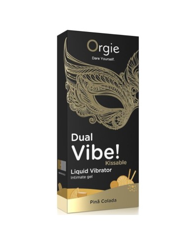 ORGIE - DUAL VIBE! PIÑA COLADA KISSABLE LIQUID VIBRATOR 15 ML