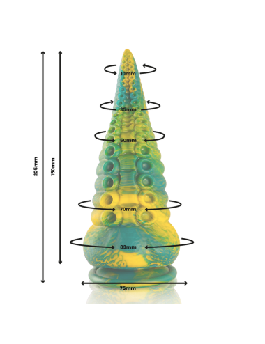 EPIC - CETUS GREEN TENTACLE DILDO LARGE SIZE