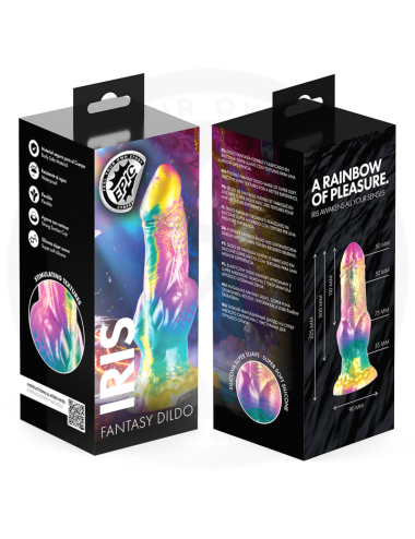 EPIC - IRIS DILDO WITH RAINBOW TESTICLES OF PLEASURE