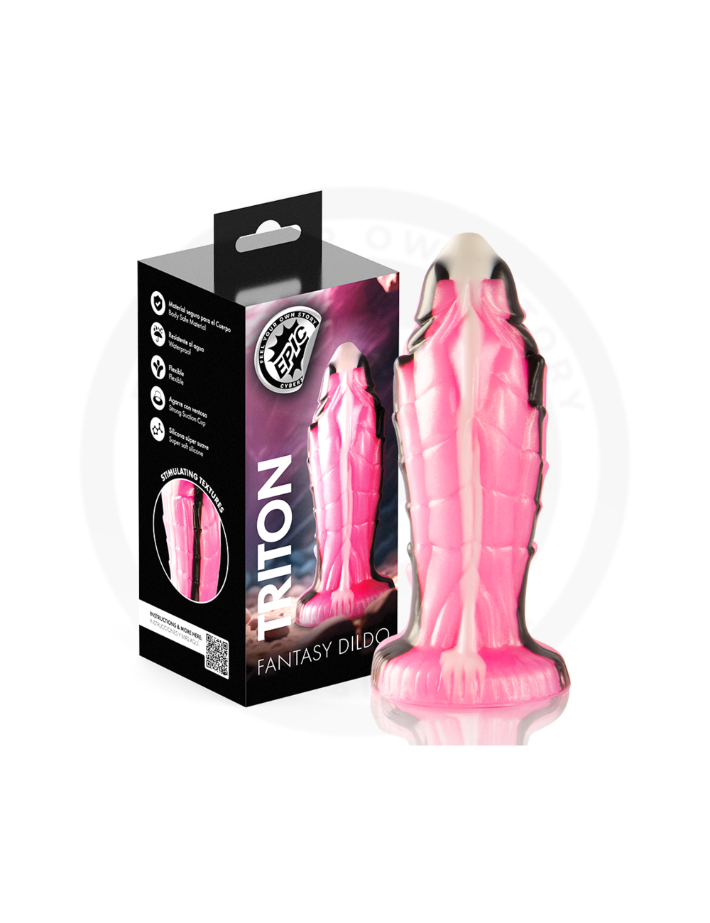 EPIC - TRITON DILDO THE STRENGTH OF THE REPTILE