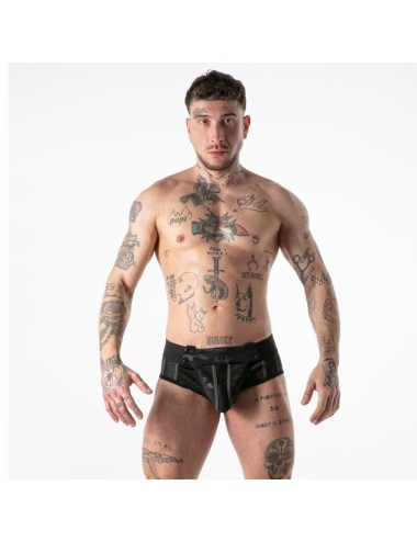 LOCKER GEAR - FULL MILITARY ACCESS JOCK BRIEF BLACK S