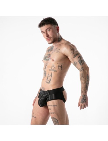 LOCKER GEAR - FULL MILITARY ACCESS JOCK BRIEF BLACK L